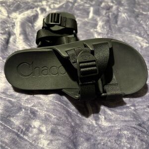 Chaco Chillos Slides Womens Size 8 Recovery Black Vegan Comfort Float Sole